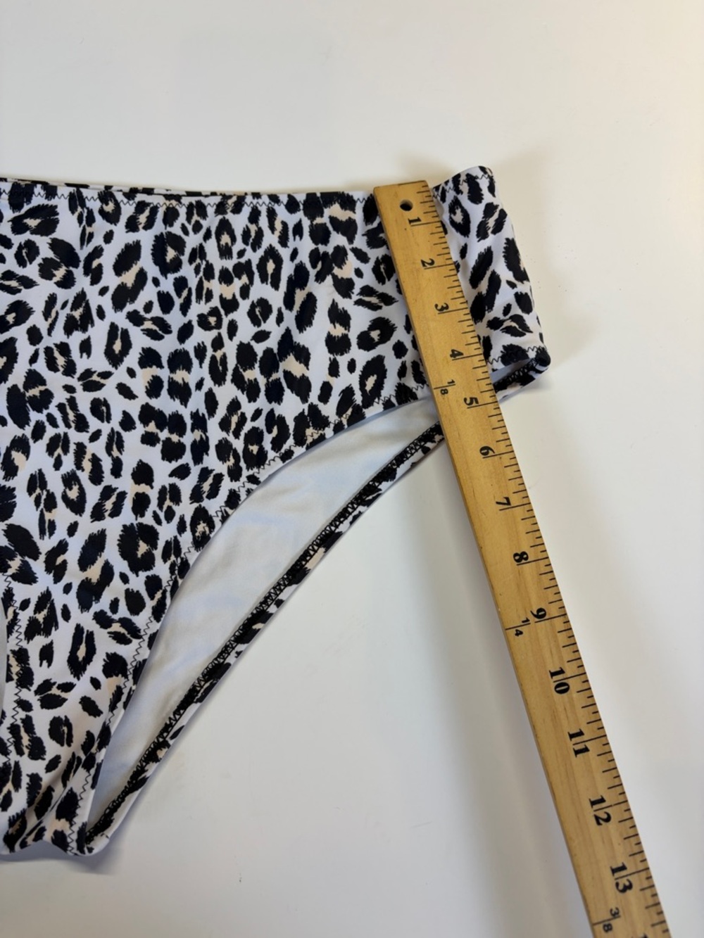 Beachsissi Leopard Bikini Bottoms XL High Rise Animal Print Swim - Picture 5 of 5